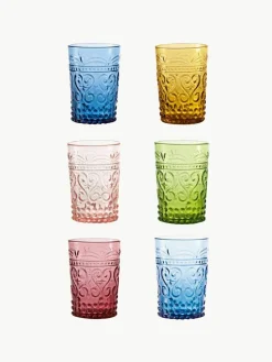 Handgefertigte Wassergläser Confezione, 6er-Set