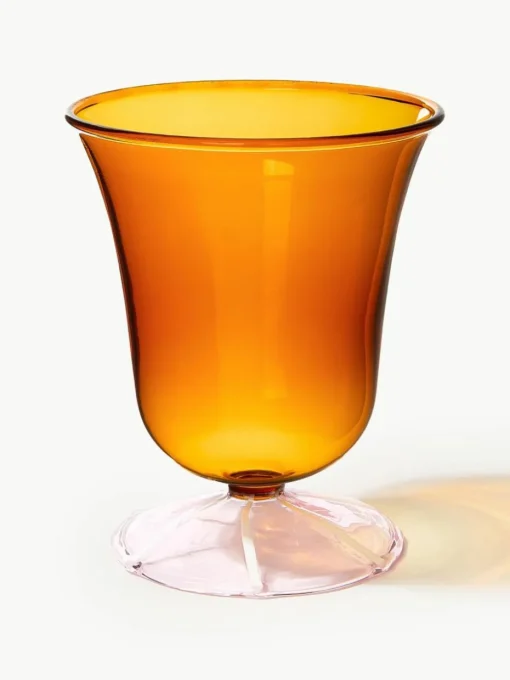 Handgefertigte Wassergläser Eve aus Borosilikatglas, 2 Stück