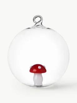 Handgefertigte Weihnachtskugeln Alice, 2 Stück