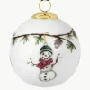 Handgefertigte Weihnachtskugel Hammershøi aus Porzellan