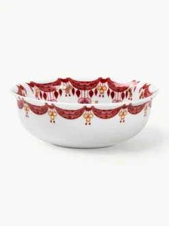 Handgefertigte Weihnachts-Schalen Guirlande, 4 Stück