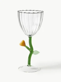 Handgefertigte Weingläser Botanica, 6er-Set