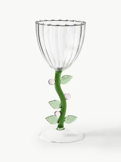 Handgefertigte Weingläser Botanica, 6er-Set