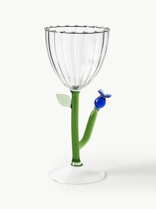Handgefertigte Weingläser Botanica, 6er-Set