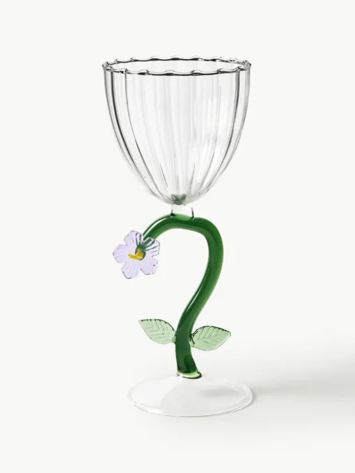 Handgefertigte Weingläser Botanica, 6er-Set