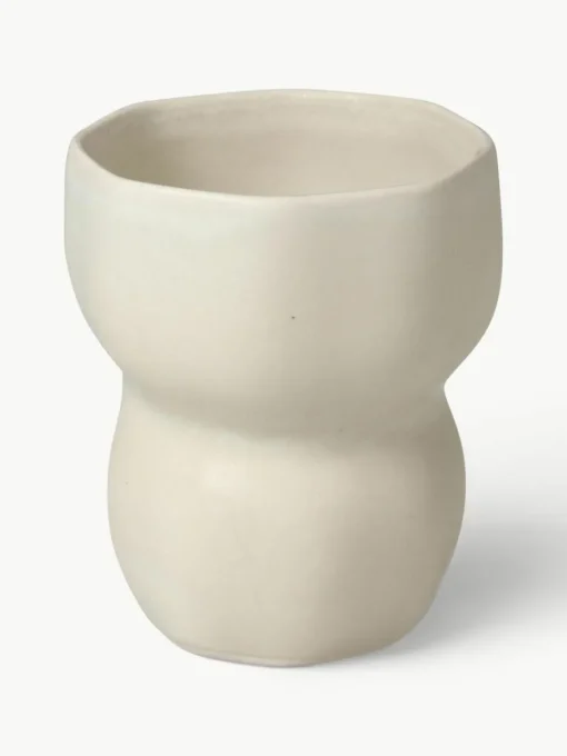 Handgefertigter Becher Limfjord in organischer Form, 350 ml