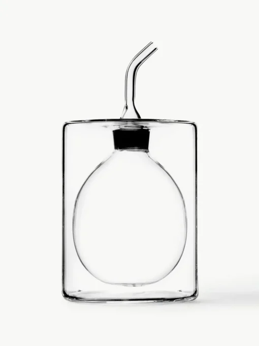 Handgefertigter Essig- und Öl-Spender Cilindro, H 15 cm