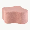 Handgefertigter Kinder-Pouf Cloud aus Teddy