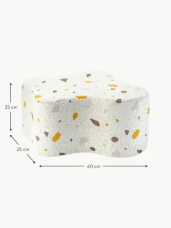 Handgefertigter Kinder-Pouf Cloud aus Bouclé