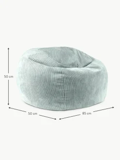 Handgefertigter Kinder-Sitzsack Flora aus Cord