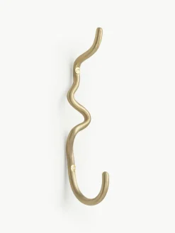 Handgefertigter Messing-Wandhaken Curvature