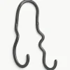 Handgefertigter Messing-Wandhaken Curvature