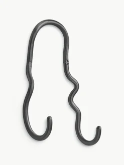 Handgefertigter Messing-Wandhaken Curvature