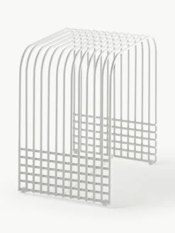 Handgefertigter Metall-Hocker Drop