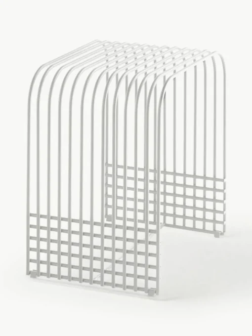 Handgefertigter Metall-Hocker Drop