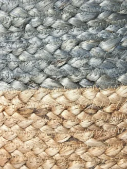 Handgefertigter Pouf Bono aus Jute