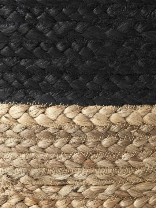 Handgefertigter Pouf Bono aus Jute