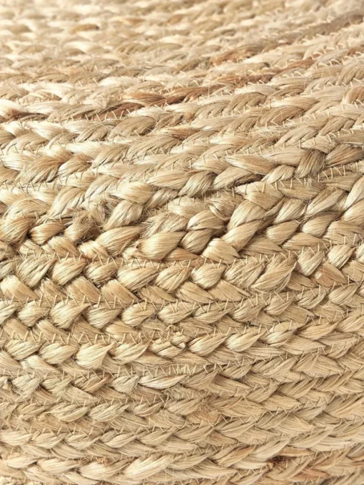 Handgefertigter Pouf Bono aus Jute