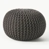 Handgefertigter Strickpouf Dori