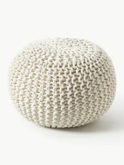 Handgefertigter Strickpouf Dori