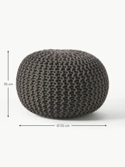 Handgefertigter Strickpouf Dori