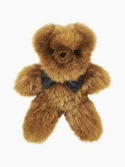 Handgefertigter Teddybär Pelu aus Alpakafell