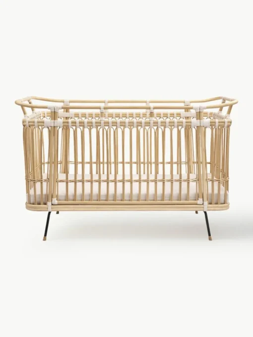 Handgefertigtes Babybett Paul aus Rattan