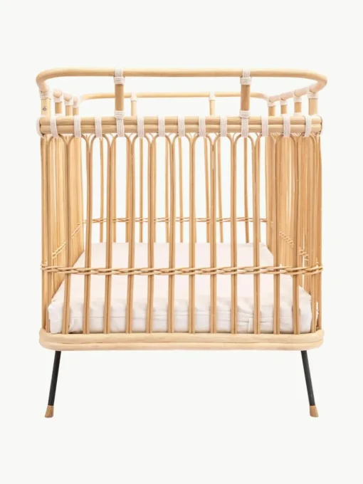 Handgefertigtes Babybett Paul aus Rattan