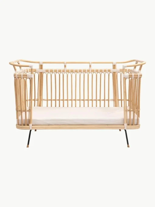 Handgefertigtes Babybett Paul aus Rattan
