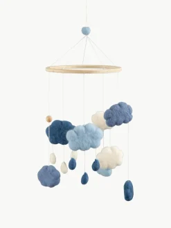Handgefertigtes Babymobile Clouds