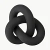 Handgefertigtes Deko-Objekt Knot, H 9 cm
