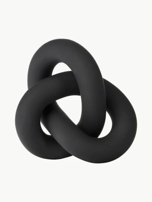 Handgefertigtes Deko-Objekt Knot, H 9 cm