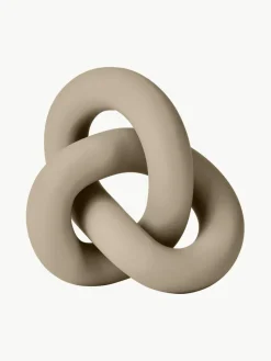 Handgefertigtes Deko-Objekt Knot, H 9 cm