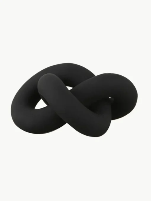 Handgefertigtes Deko-Objekt Knot, H 9 cm