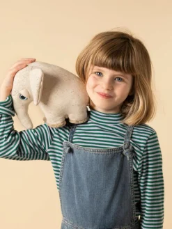 Handgefertigtes Kuschelkissen Savanah Elephant