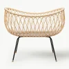 Handgefertigtes Stubenbett Emil aus Rattan