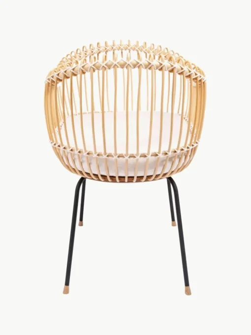 Handgefertigtes Stubenbett Lola aus Rattan