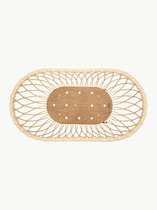 Handgefertigtes Stubenbett Emil aus Rattan