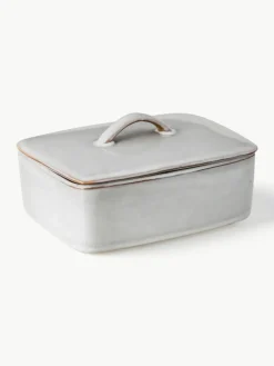 Handgemachte Butterdose Nordic Sand