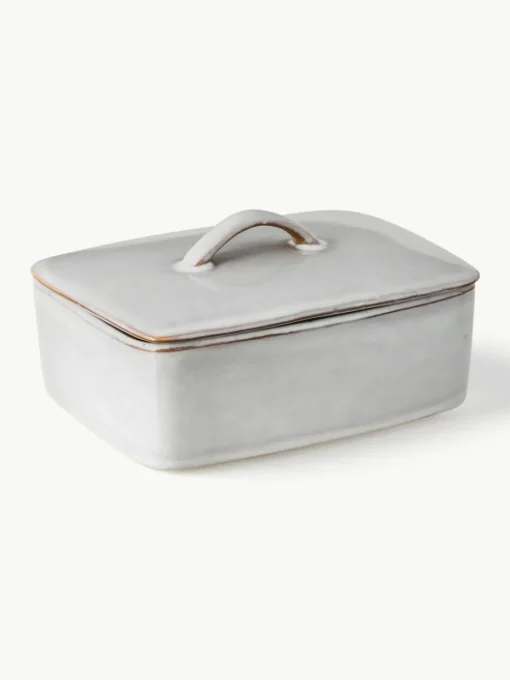 Handgemachte Butterdose Nordic Sand