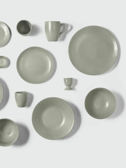 Handgemachte Dipschälchen Nordic Marsh, 4 Stück