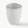 Handgemachte Espressobecher Nordic Sand, 6 Stück