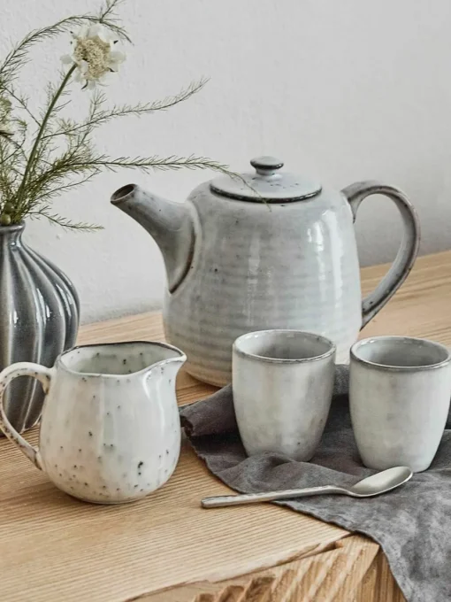 Handgemachte Espressobecher Nordic Sand, 6 Stück