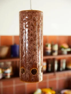 Handgemachte Pendelleuchte Lychee