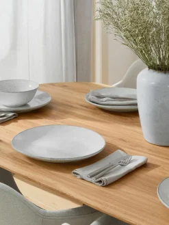Handgemachte Platzteller Nordic Sand, 4 Stück