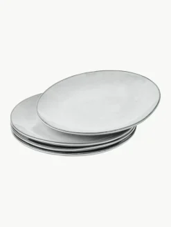 Handgemachte Platzteller Nordic Sand, 4 Stück