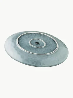 Handgemachte Platzteller Nordic Sea, 4 Stück