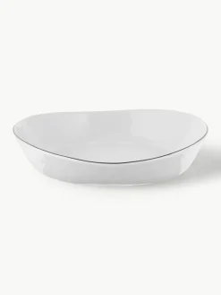 Handgemachte Porzellan-Schalen Salt, Ø 20 cm, 2 Stück