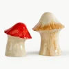 Handgemachte Salz- und Pfefferstreuer Mushi, 2er-Set