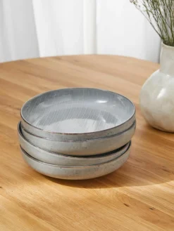 Handgemachte Schalen Nordic Sea, Ø 22 cm, 4 Stück